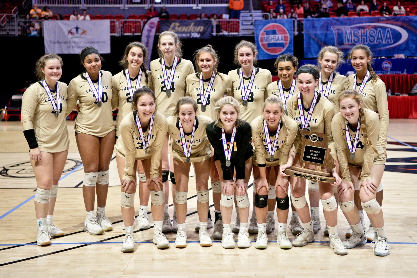 11/09/19 - Girls Volleyball - Class 4 state championship - Nixa vs Lafayette